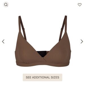 SKIMS Crossover Bralette in “Oxide”